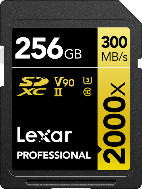 Karta Lexar PRO SDXC 256GB 2000X UHS II U3 V90