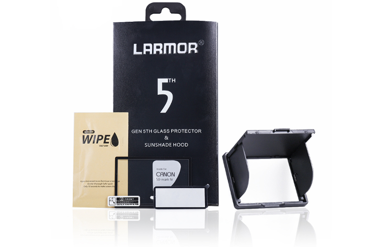 Osłony LCD ochronna i przeciwsłoneczna GGS Larmor GEN5 do Canon 5D Mark IV