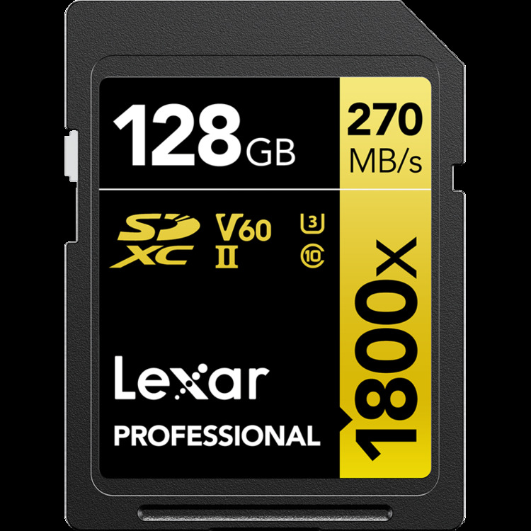 Karta Lexar Pro 1800X SDXC 128GB UHS-II U3 (V60) R270/W180