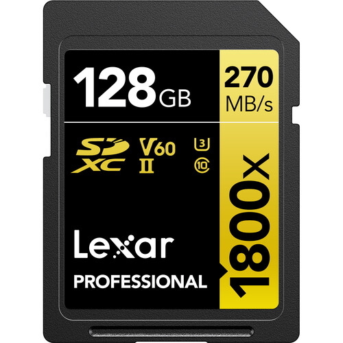 Karta Lexar Pro 1800X SDXC 128GB UHS-II U3 (V60) R270/W180