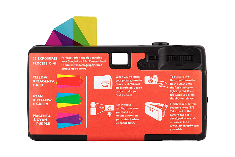 Aparat analogowy Lomography SIMPLE USE z filmem Color 400/36