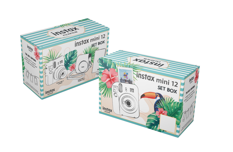 Instax Box mini 12 (zielony - Mint Green) + pokrowiec i Album