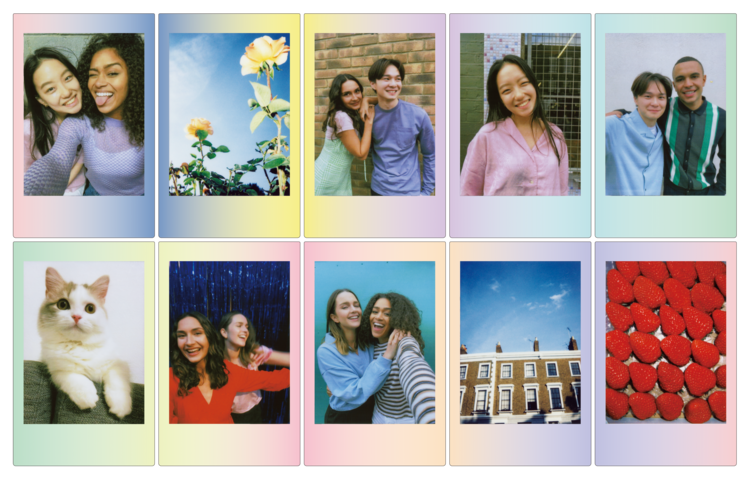 Instax Box mini 12 Clay White + 3 wkłady w zestawie  