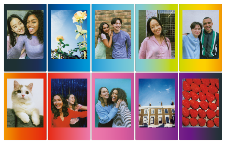 Instax Box mini 12 Clay White + 3 wkłady w zestawie  