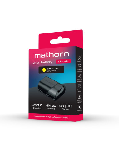 Akumulator Mathorn MB-214 2600mAh USB-C zamiennik EN-EL15C