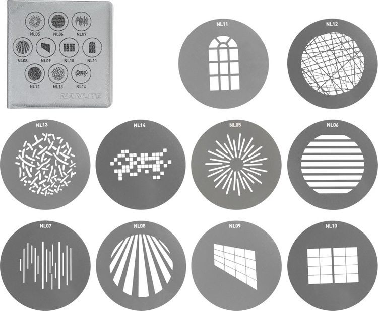 Zestaw GOBO NanLite set 1 for PJ-FMM