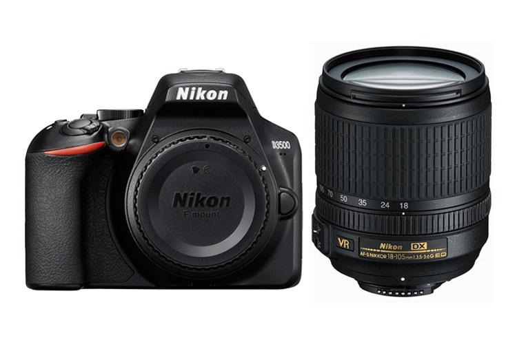 Nikon D3500 z ob. 18-105mm VR
