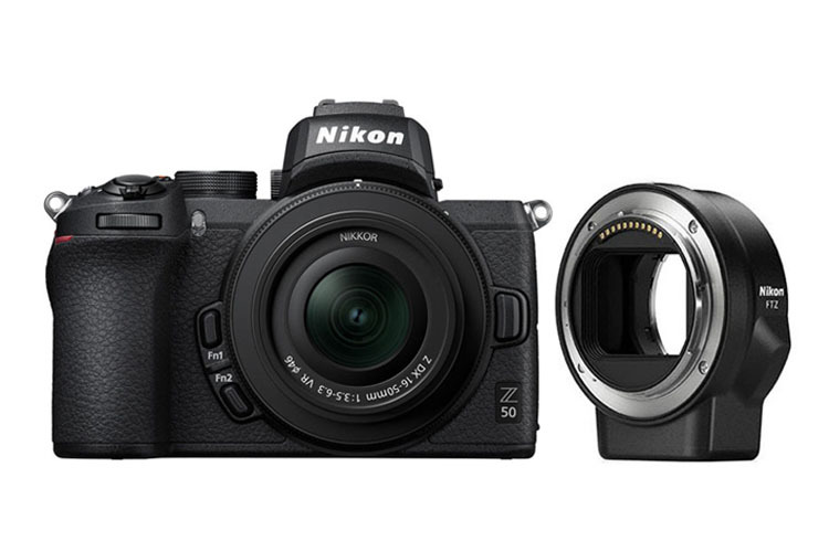 Nikon Z50 + Nikkor Z DX 16-50mm f/3.5-6.3 VR + adapter FTZ