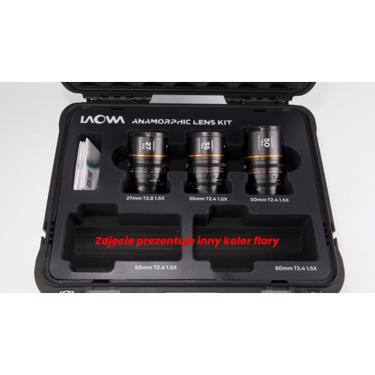Zestaw obiektywów Venus Optics Laowa Nanomorph 27mm, 35mm, 50mm S35 Silver do Sony E
