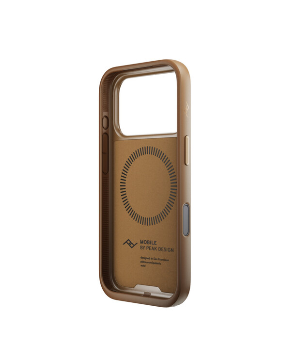 Etui Peak Design Mobile Everyday Clarino Loop Case iPhone 17 Pro Tan - brązowy