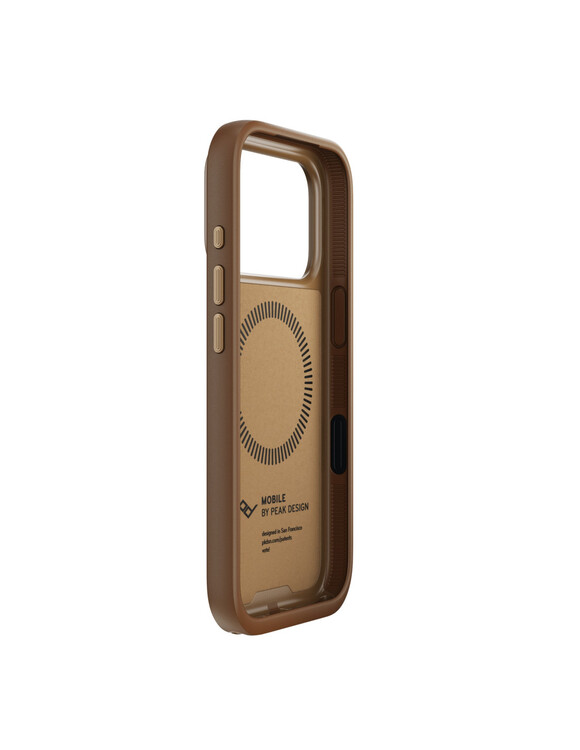 Etui Peak Design Mobile Everyday Clarino Loop Case iPhone 17 Pro Tan - brązowy