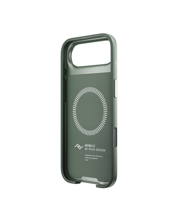 Etui Peak Design Mobile Everyday Fabric Case iPhone 17 Air Sage - szarozielony