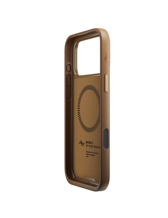 Etui Peak Design Mobile Everyday Clarino Case iPhone 17 Pro Max Tan - brązowy