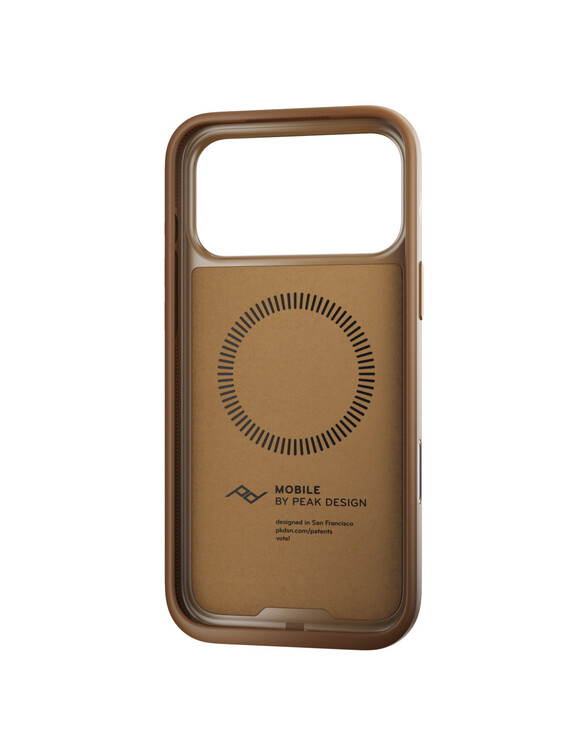 Etui Peak Design Mobile Everyday Clarino Case iPhone 17 Pro Max Tan - brązowy