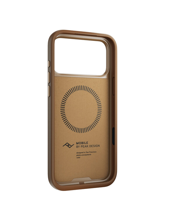 Etui Peak Design Mobile Everyday Clarino Case iPhone 17 Pro Max Tan - brązowy