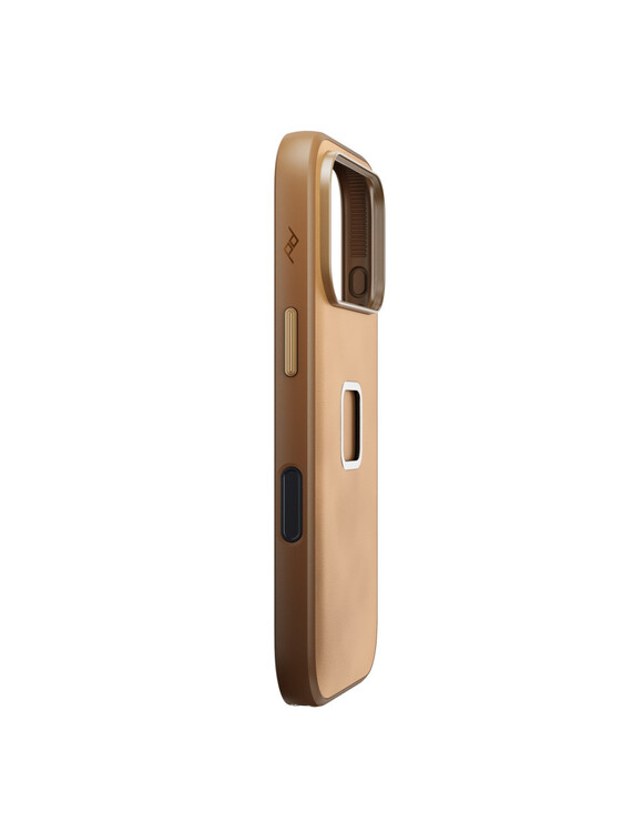 Etui Peak Design Mobile Everyday Clarino Case iPhone 17 Pro Tan - brązowy