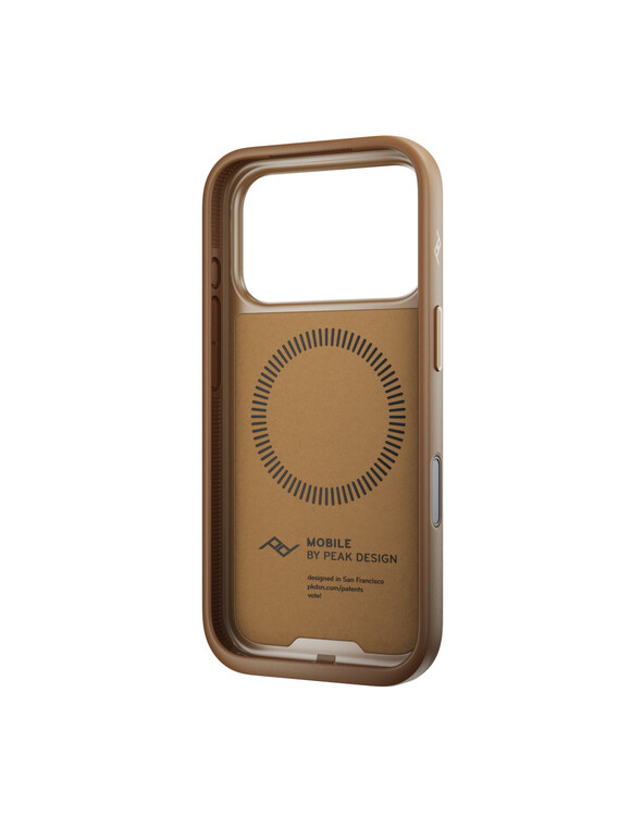 Etui Peak Design Mobile Everyday Clarino Case iPhone 17 Pro Tan - brązowy