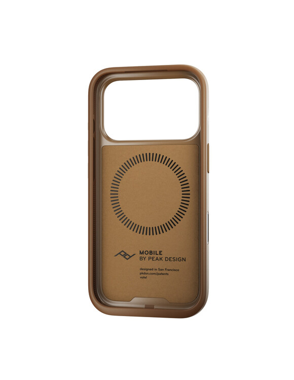 Etui Peak Design Mobile Everyday Clarino Case iPhone 17 Pro Tan - brązowy