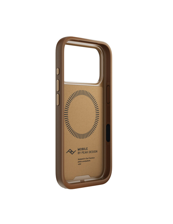 Etui Peak Design Mobile Everyday Clarino Case iPhone 17 Pro Tan - brązowy
