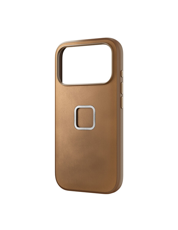 Etui Peak Design Mobile Everyday Clarino Case iPhone 17 Pro Tan - brązowy