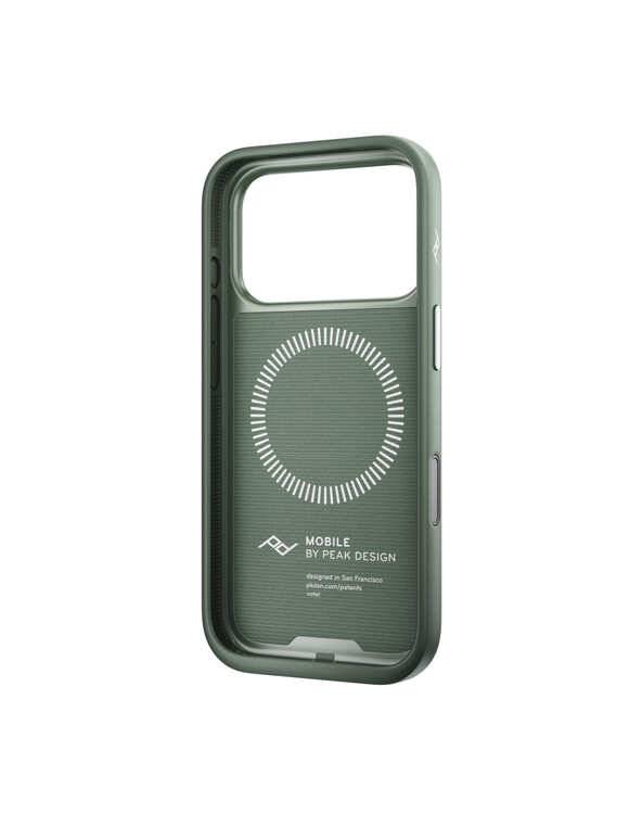 Etui Peak Design Mobile Etui Everyday Case Fabric iPhone 17 Pro Sage - szarozielony