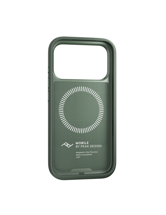 Etui Peak Design Mobile Etui Everyday Case Fabric iPhone 17 Pro Sage - szarozielony