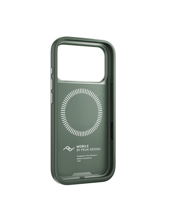 Etui Peak Design Mobile Etui Everyday Case Fabric iPhone 17 Pro Sage - szarozielony