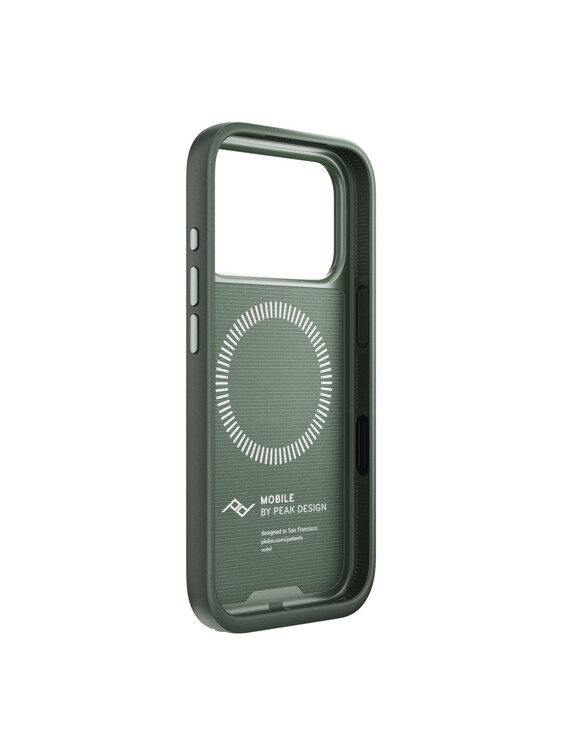 Etui Peak Design Mobile Etui Everyday Case Fabric iPhone 17 Pro Sage - szarozielony