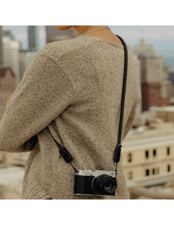 Pasek Peak Design Form Rope Camera Strap Short Black - czarny