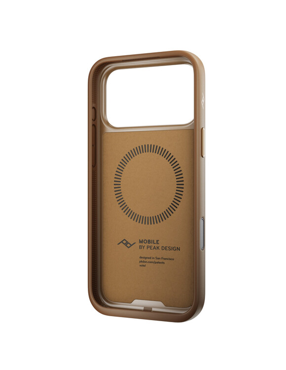 Etui Peak Design Mobile Everyday Clarino Loop Case iPhone 17 Pro Max Tan - brązowy