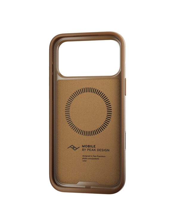 Etui Peak Design Mobile Everyday Clarino Loop Case iPhone 17 Pro Max Tan - brązowy