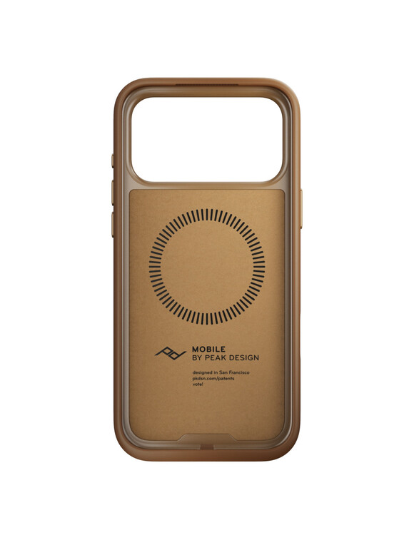 Etui Peak Design Mobile Everyday Clarino Loop Case iPhone 17 Pro Max Tan - brązowy