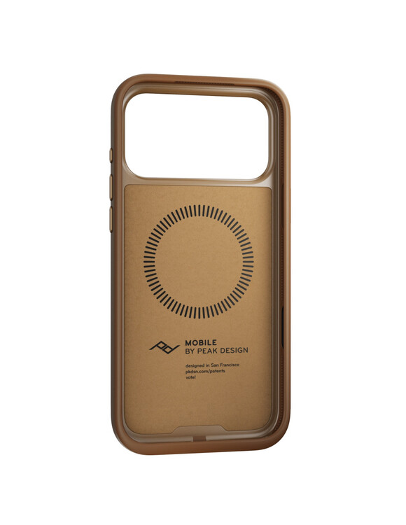 Etui Peak Design Mobile Everyday Clarino Loop Case iPhone 17 Pro Max Tan - brązowy