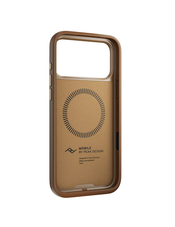 Etui Peak Design Mobile Everyday Clarino Loop Case iPhone 17 Pro Max Tan - brązowy