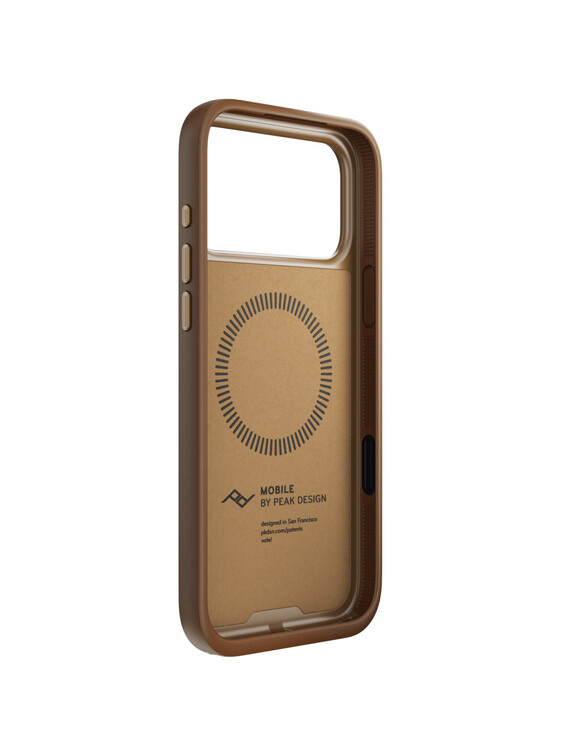 Etui Peak Design Mobile Everyday Clarino Loop Case iPhone 17 Pro Max Tan - brązowy