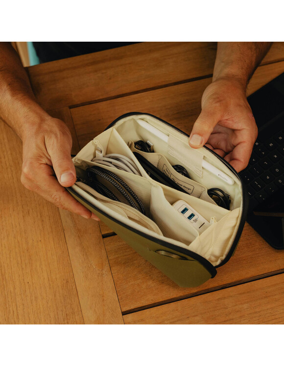 Wkład Travel Line Peak Design Tech Pouch Small Kelp - oliwkowy