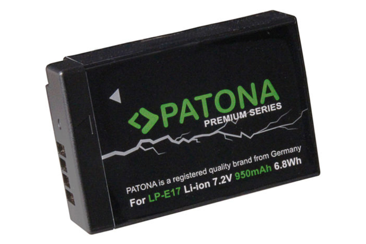 Akumulator Patona Canon LP-E17 + Ładowarka