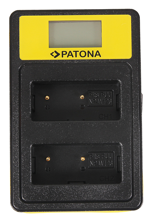 ŁADOWARKA PODWÓJNA PATONA SMART DUAL LCD USB FUJI NP-W126