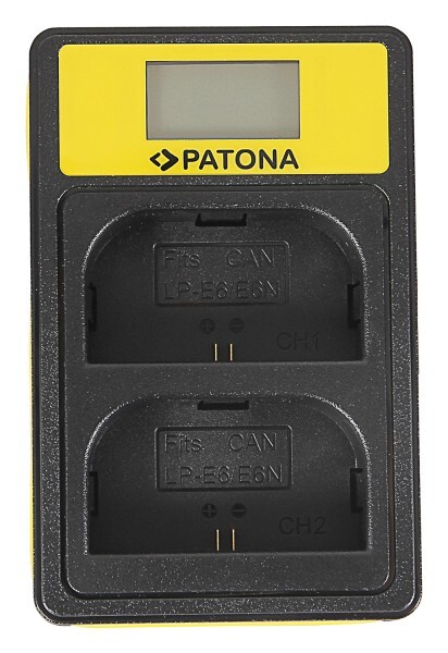 Ładowarka Patona Dual LCD USB LP-E6