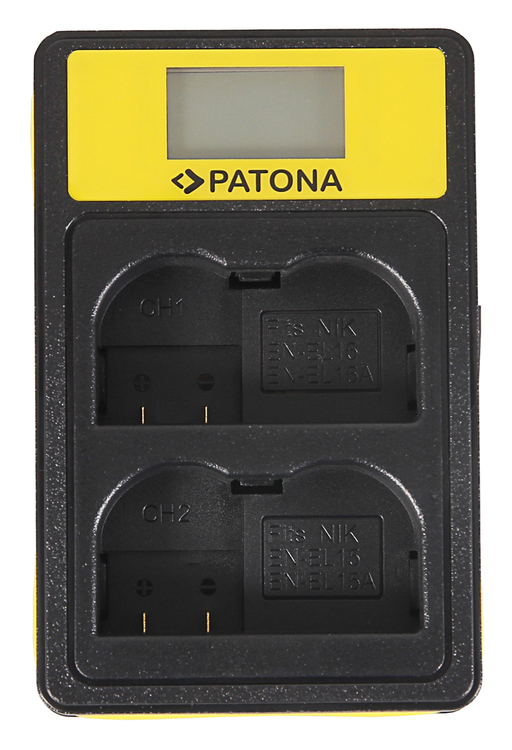 Ładowarka Patona Dual LCD USB EN-EL