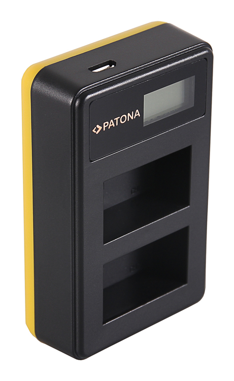 Ładowarka Patona Dual LCD USB NP-FW50