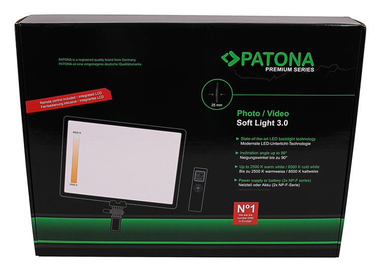 Lampa PATONA Premium Pro Panel  Soft Light 3.0