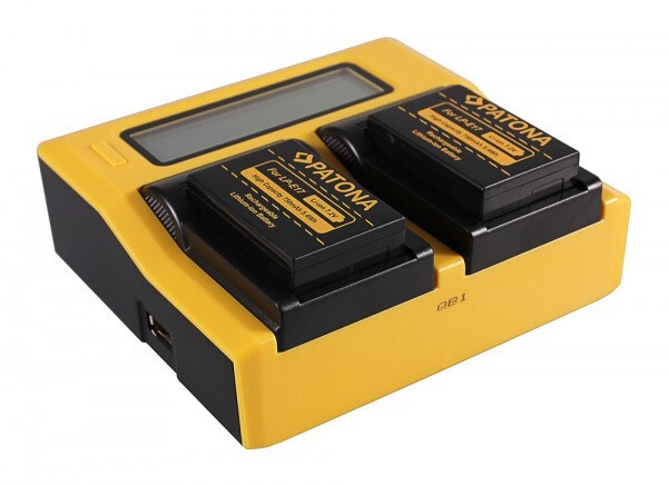 Ładowarka Patona DUAL LCD USB Canon LP-E17