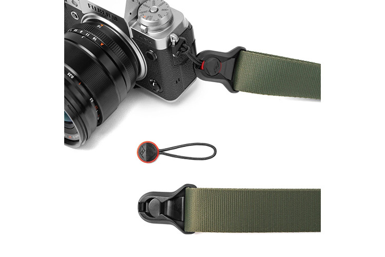 Peak Design Pasek na szyję lub ramię SLIDE LITE v3 szarozielony do lekkich aparatów