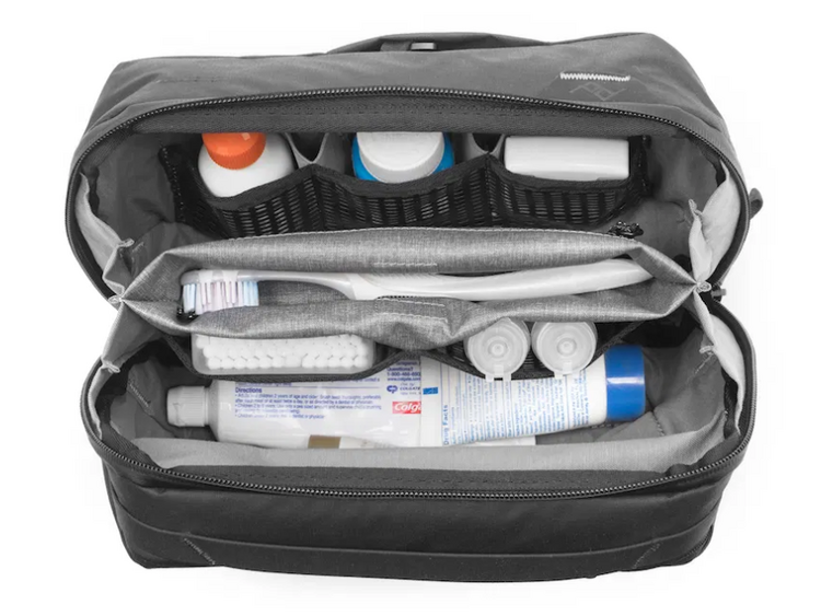 Kosmetyczka Travel Line Peak Design Wash Pouch Black - czarny