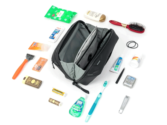 Kosmetyczka Travel Line Peak Design Wash Pouch Black - czarny