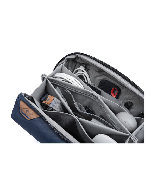 Wkład Travel Line Peak Design Tech Pouch Midnight Navy v2 - Niebieska