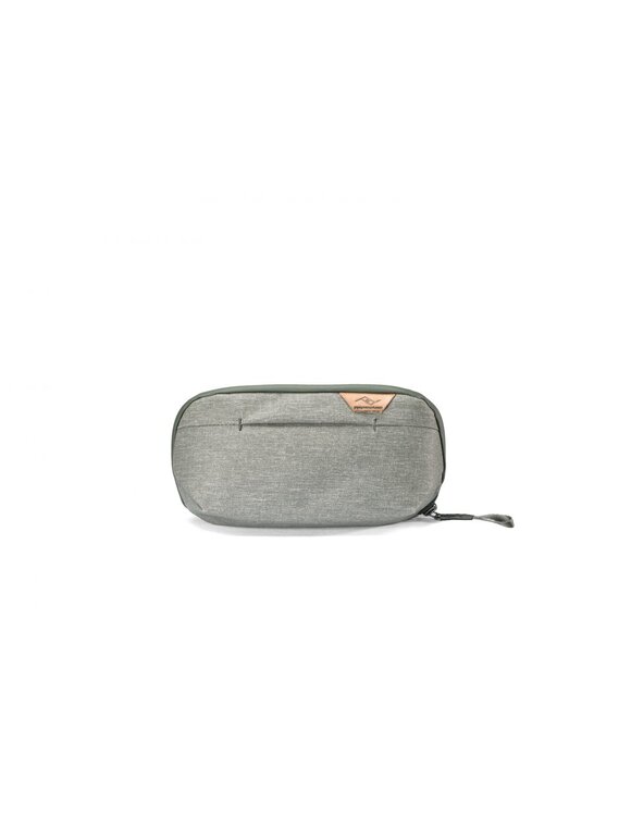 Kosmetyczka Travel Line Peak Design Wash Pouch Small Sage – mała, szarozielona