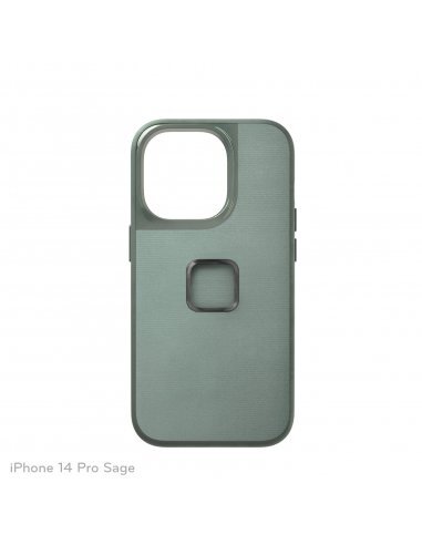 Etui Peak Design Mobile Everyday Case Fabric iPhone 14 PRO MAX- Szarozielone