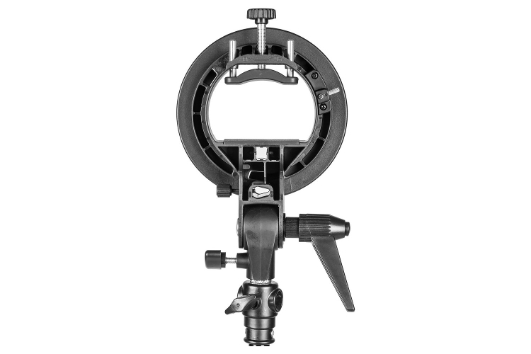 Quadralite Reporter S-holder - uchwyt do lamp reporterskich typu speedlite